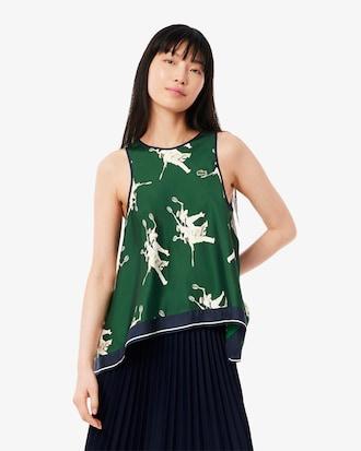 Regular Fit Lightweight Fluid Silk Top Product Image