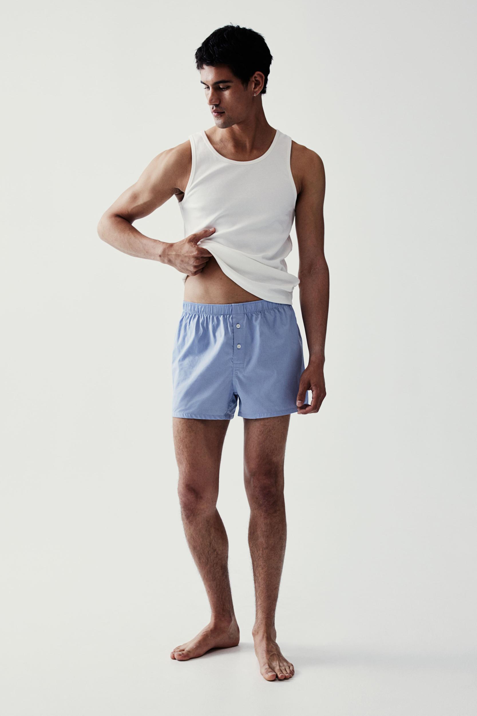 5-pack Woven Cotton Boxer Shorts Product Image