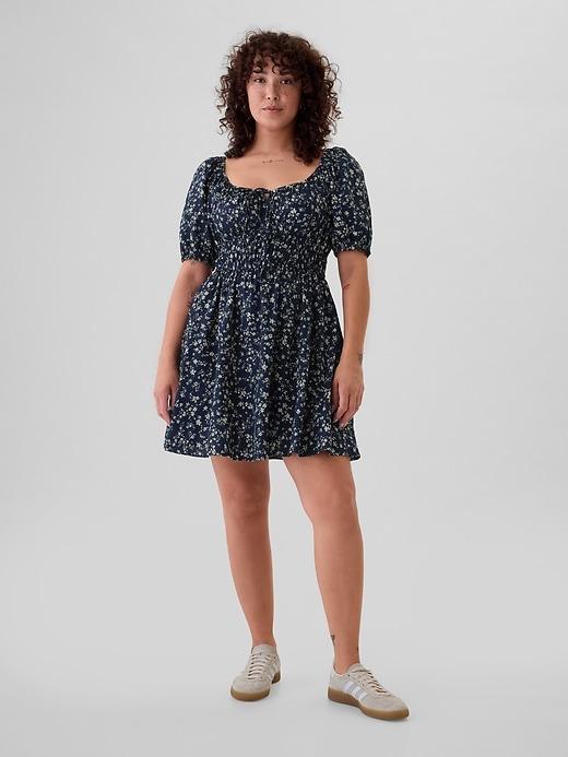 Smocked Mini Dress Product Image