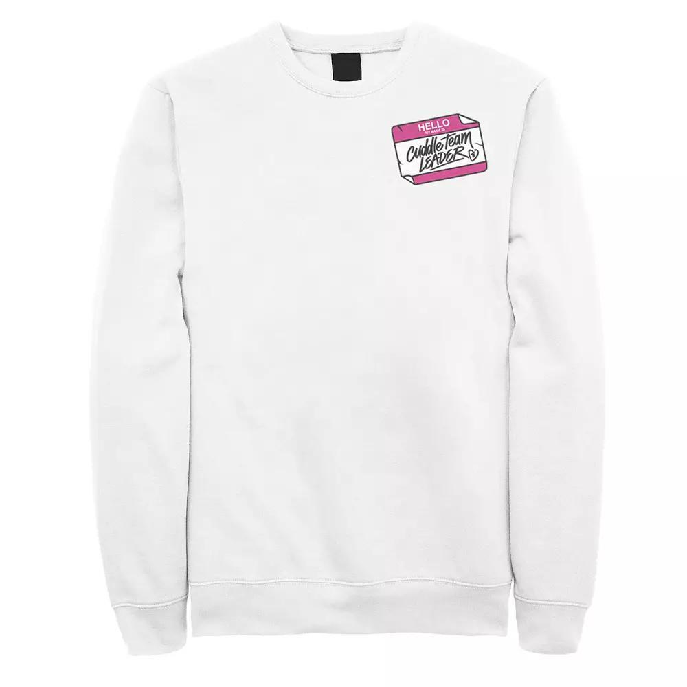 Men's Fortnite Cuddle Team Leader Sweatshirt, Size: Large, White Product Image