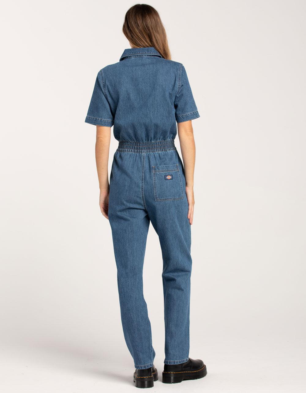 DICKIES Houston Womens Coveralls - DENIM Product Image