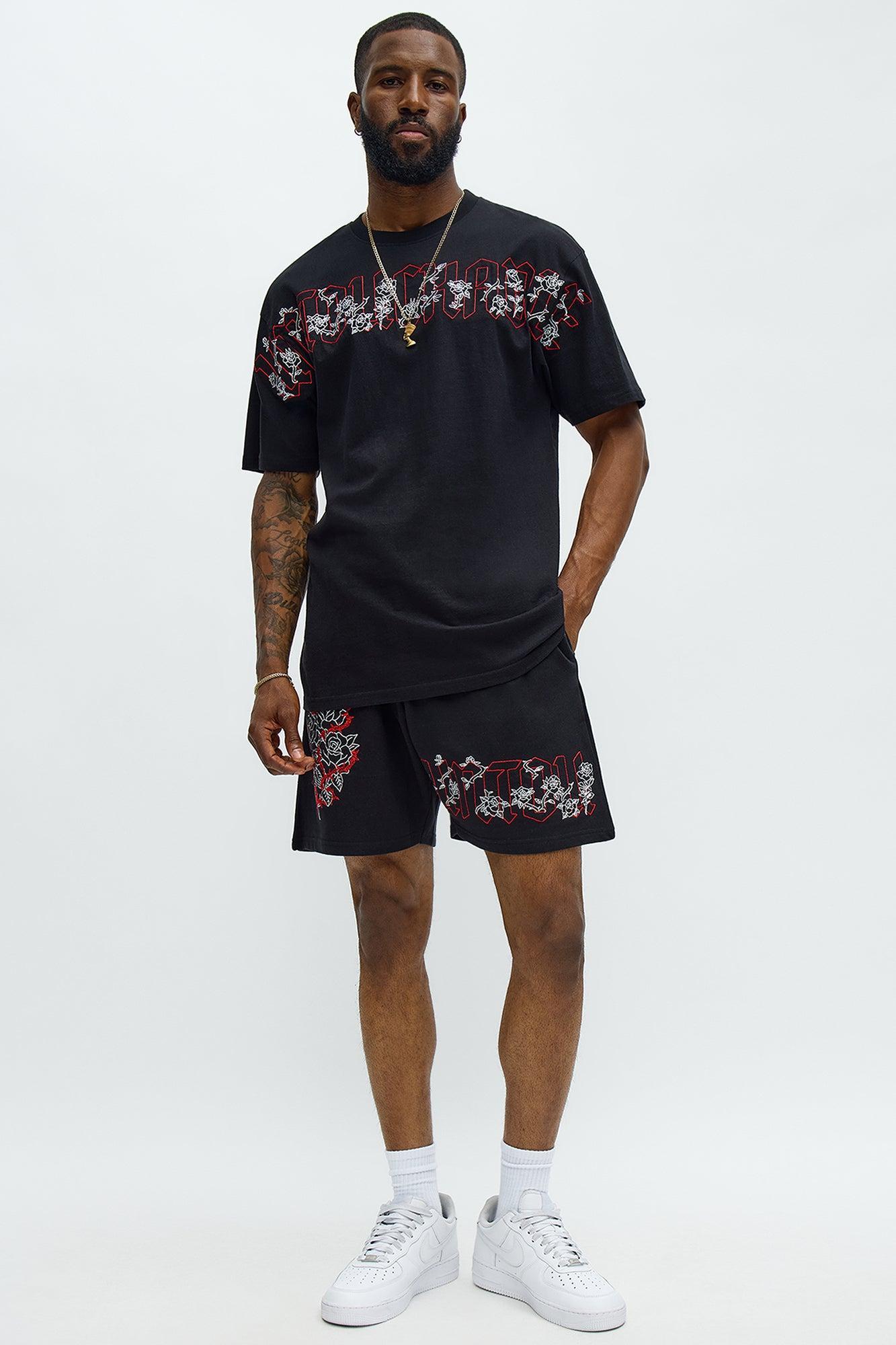 Rose Bundle Short Sleeve Tee - Black Product Image