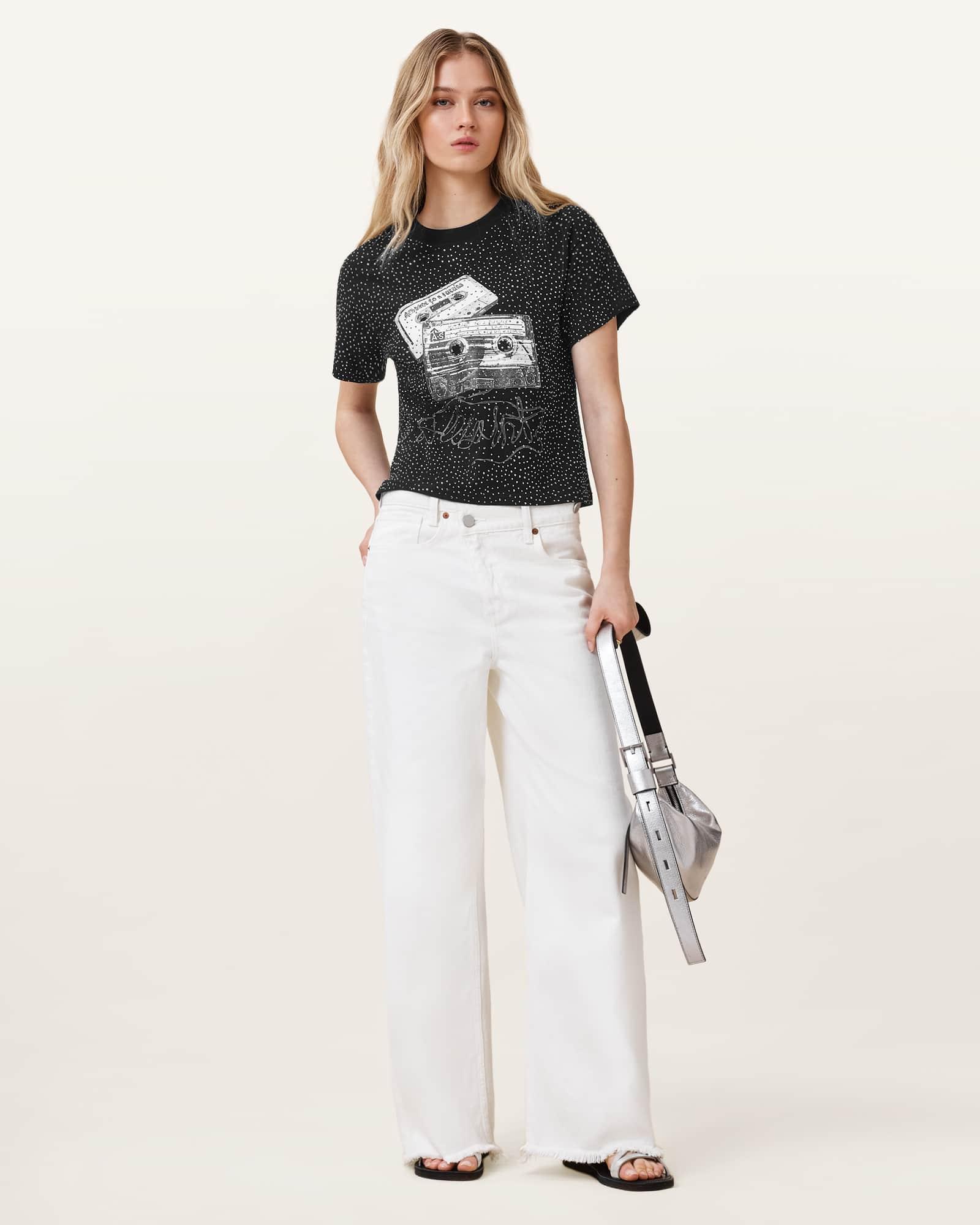 Reel Elle Embellished T-Shirt Product Image