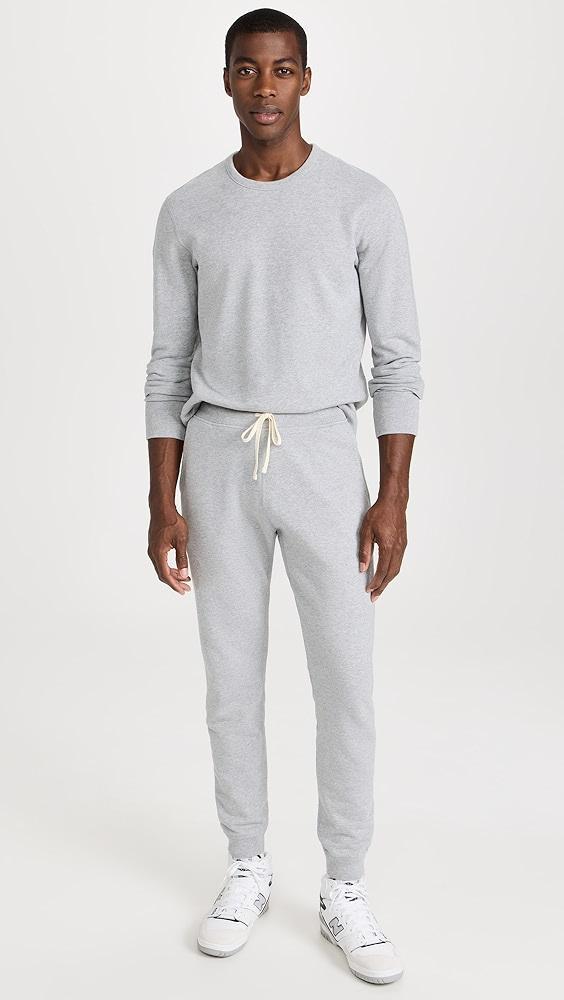 Reigning Champ Midweight Terry Slim Crewneck | Shopbop Product Image
