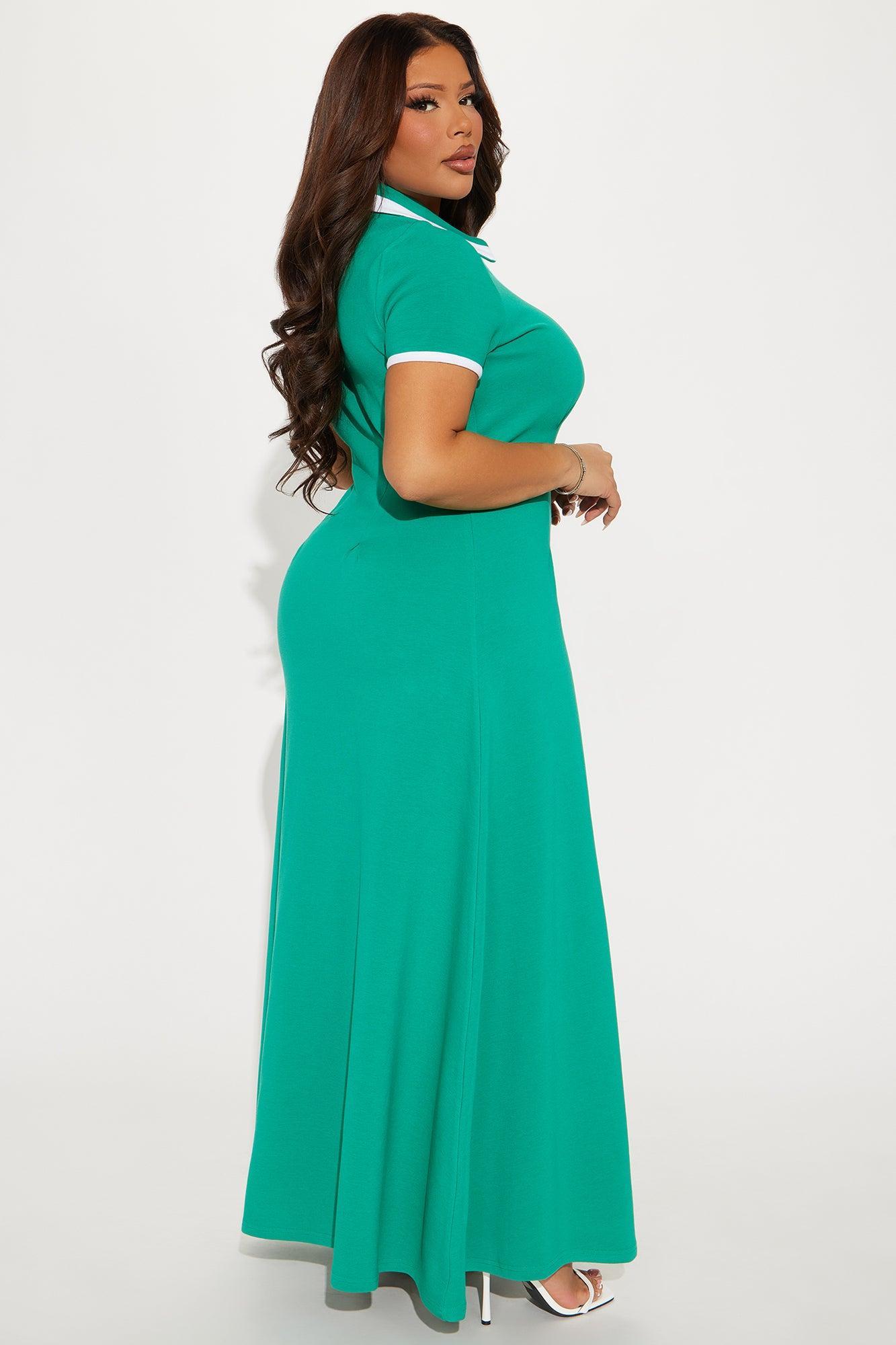 Playing Fair Maxi Dress - Kelly Green Product Image