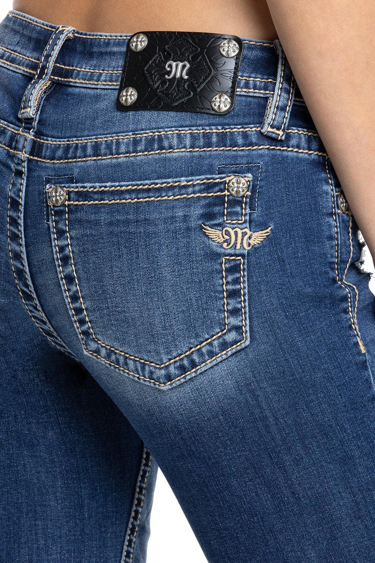 Noa Jane Cropped Skinny Jeans Product Image