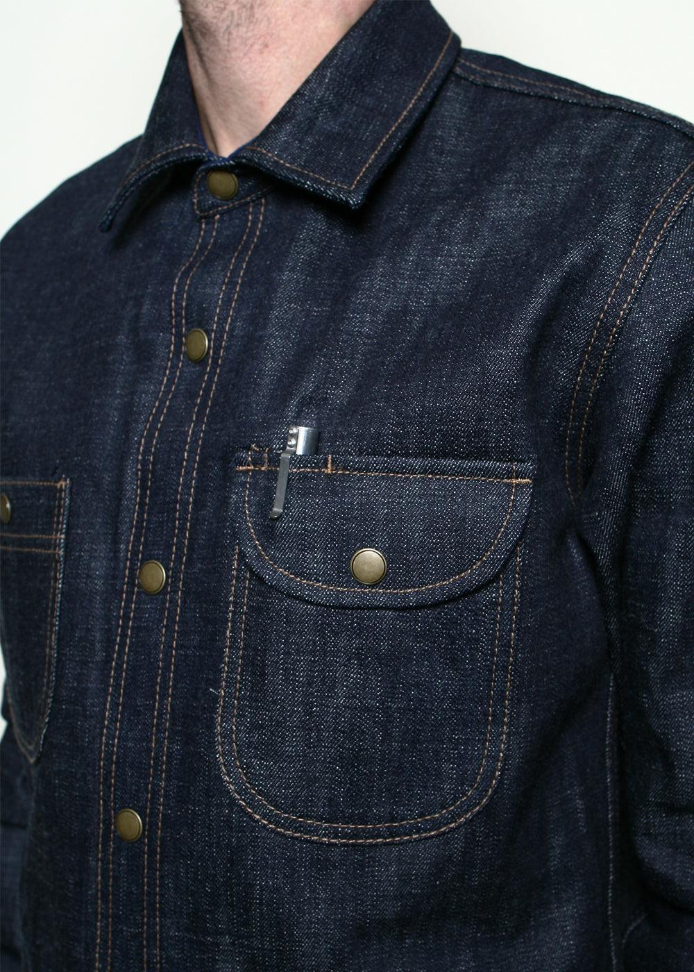Service Shirt // 13.5oz Cryptic Indigo Product Image