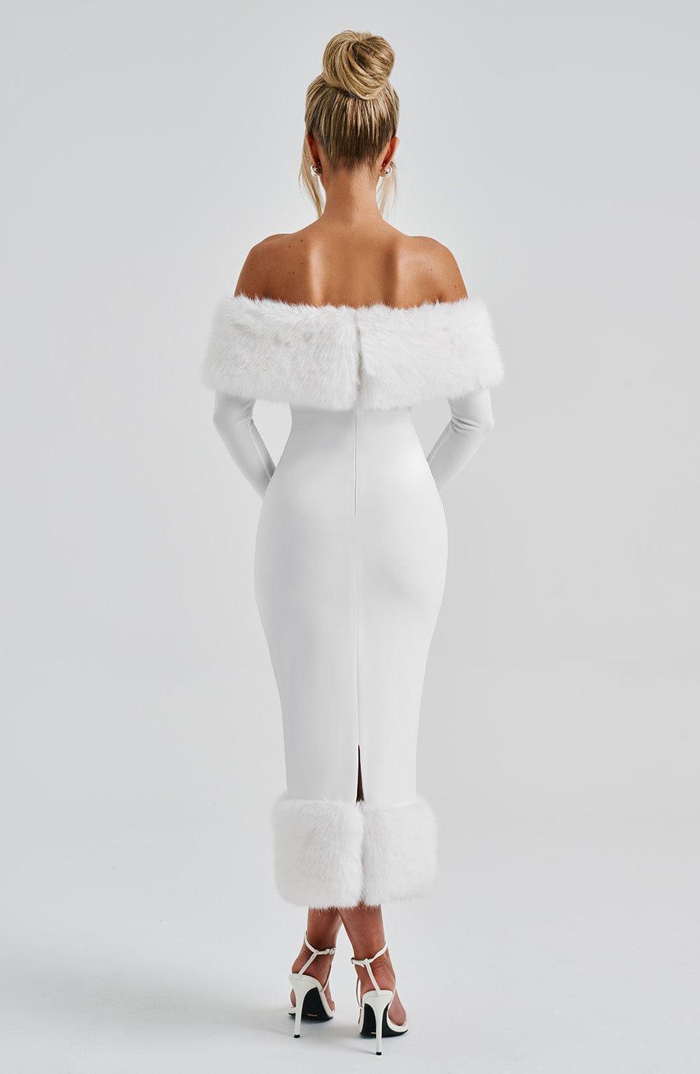 Vittoria Midi Dress - Ivory Product Image