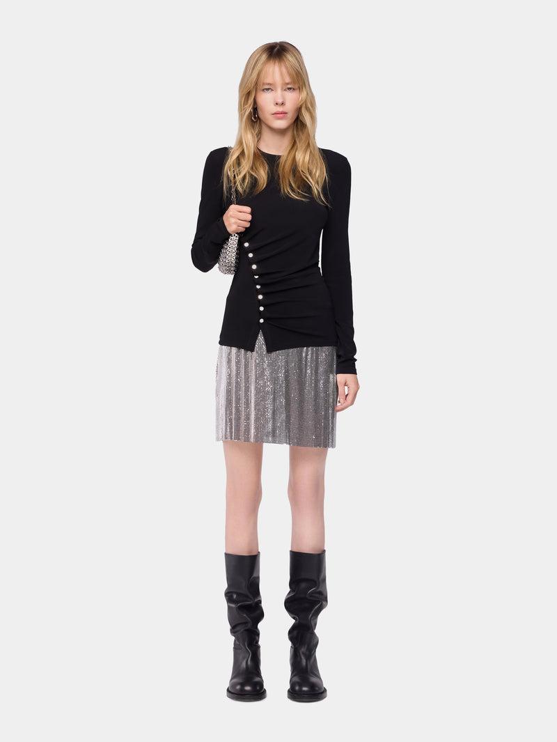 DRAPED TOP IN JERSEY Product Image