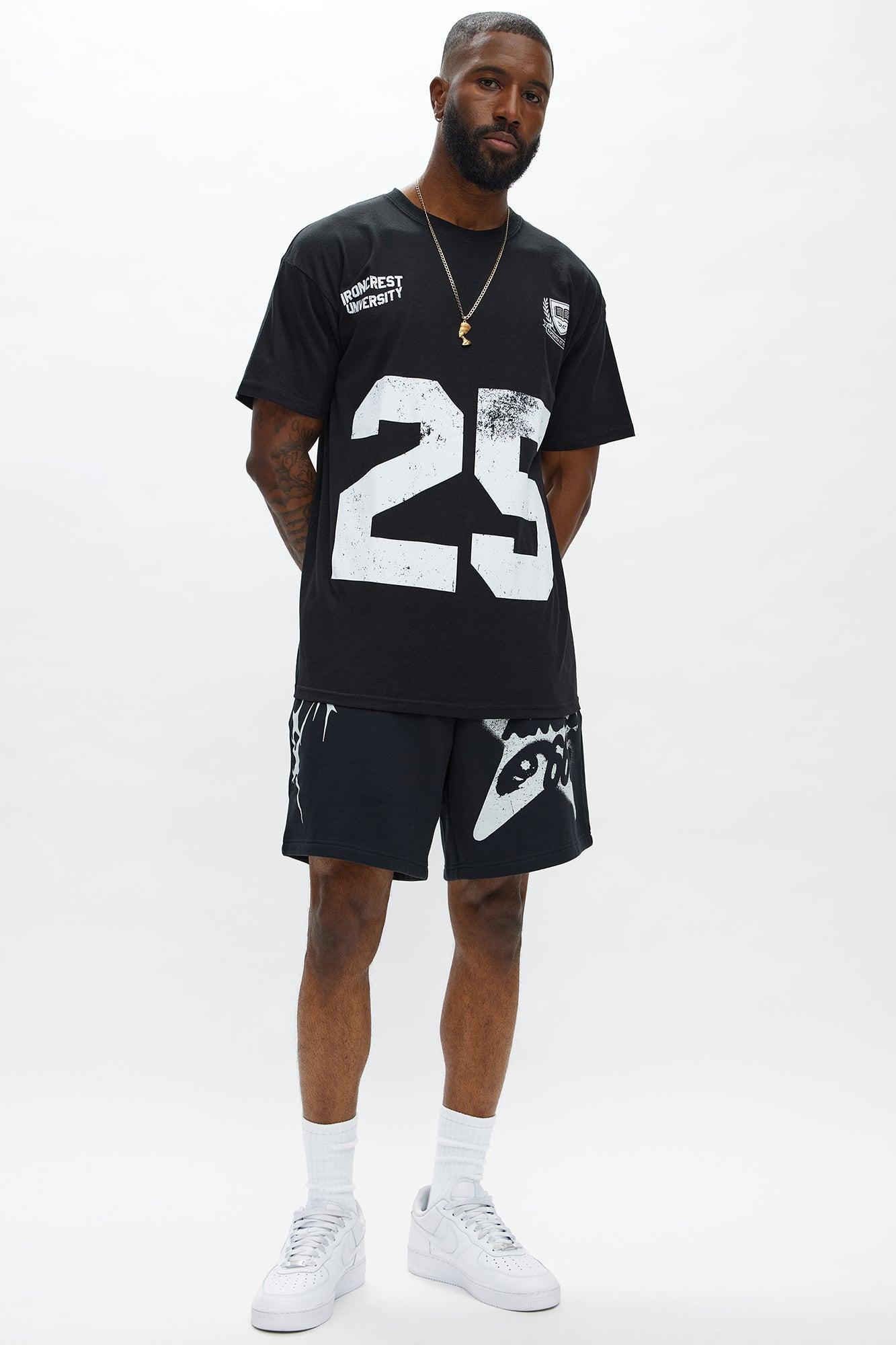 Gridiron Short Sleeve Tee - Black Product Image