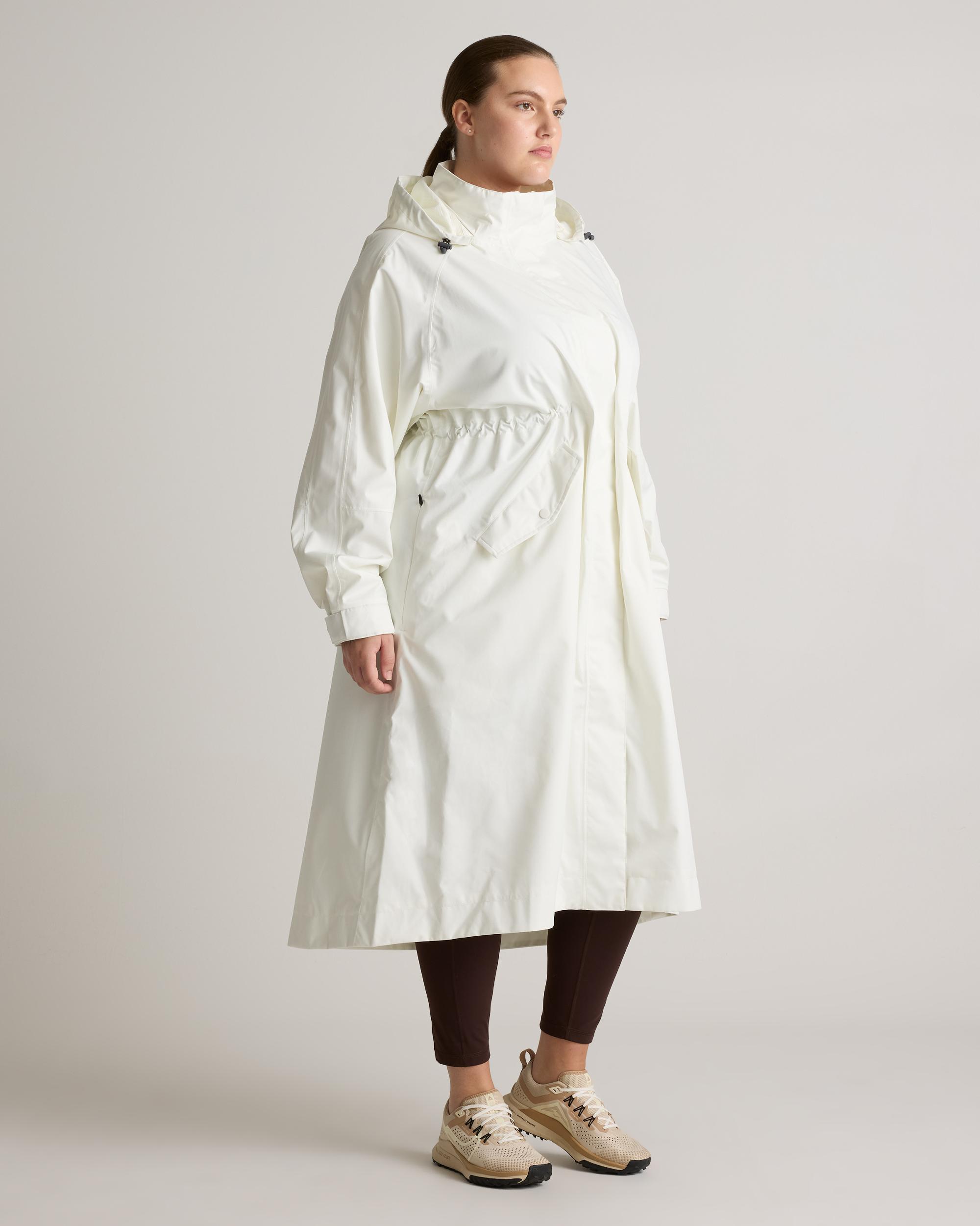Quince | Women's Weatherproof Rain Trench Coat Size XS, Polyester/Recycled Polyester Blend Product Image