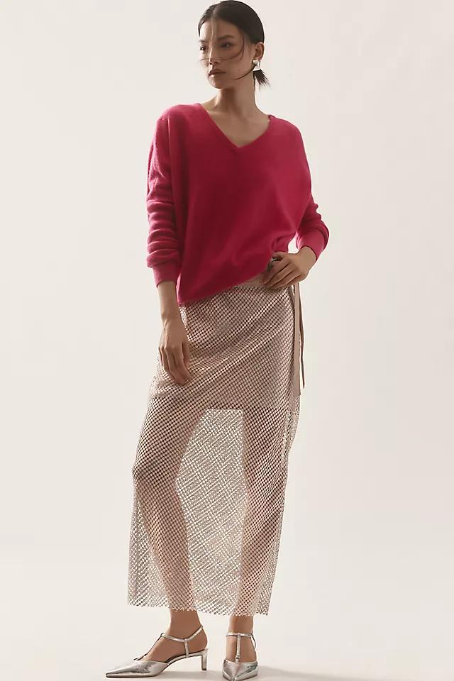 The Charley Cashmere Relaxed V-Neck Sweater Product Image
