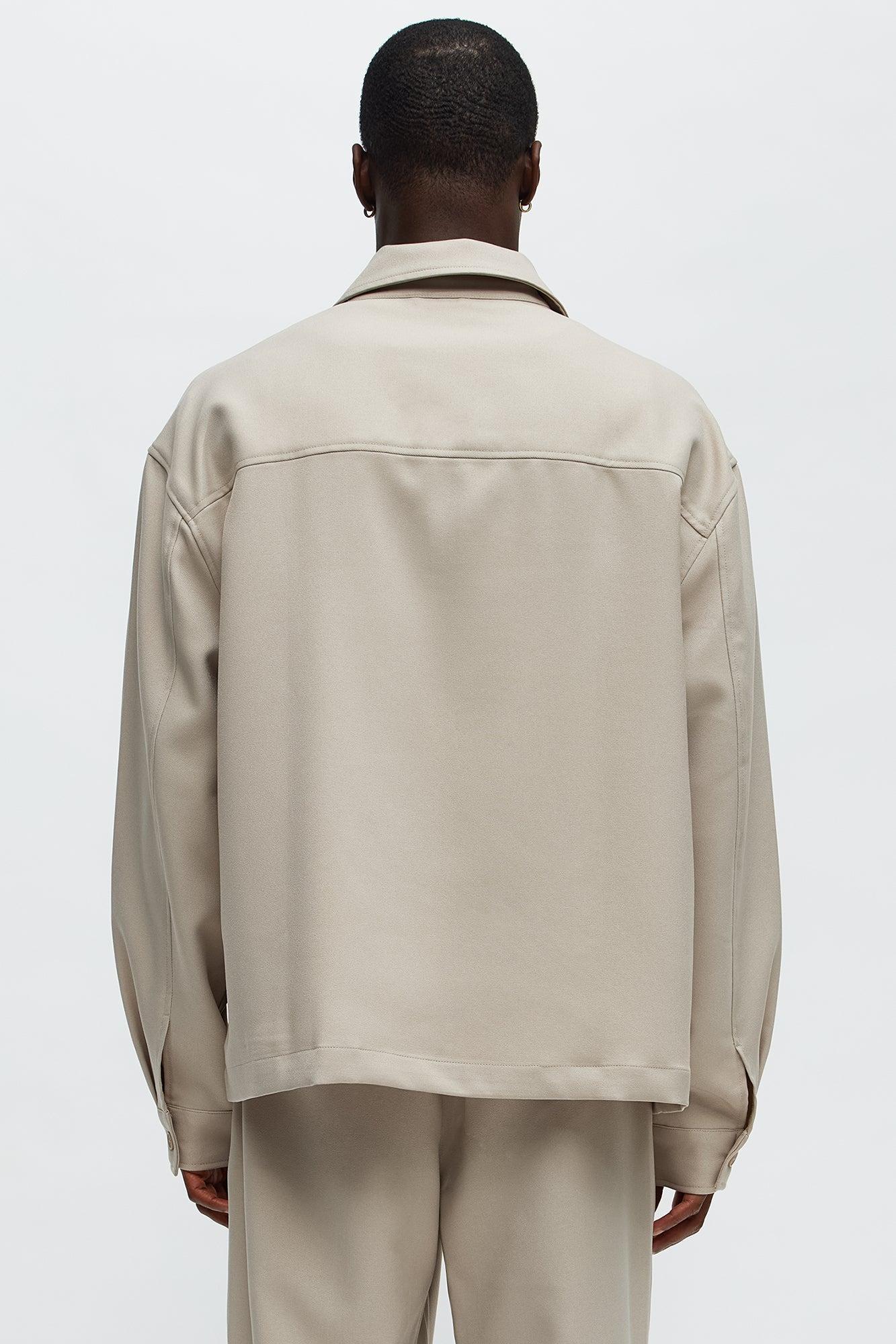 Relaxed Mara Overshirt - Tan Product Image