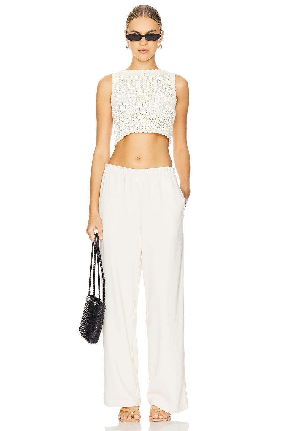 The Monaco Pant Solid & Striped Product Image
