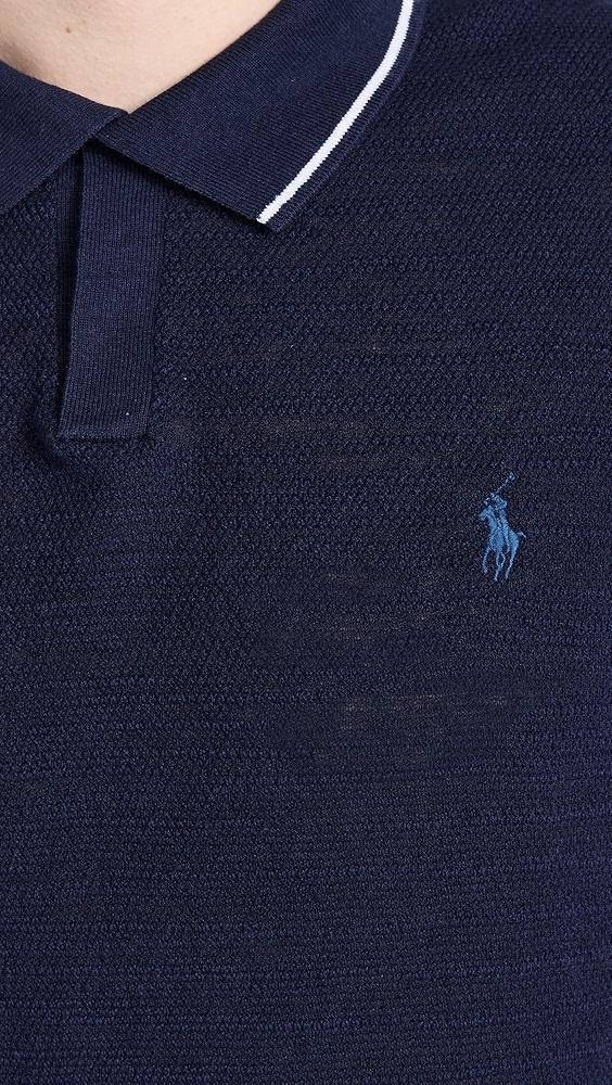 Polo Ralph Lauren Cotton Linen Sweater Polo | Shopbop Product Image