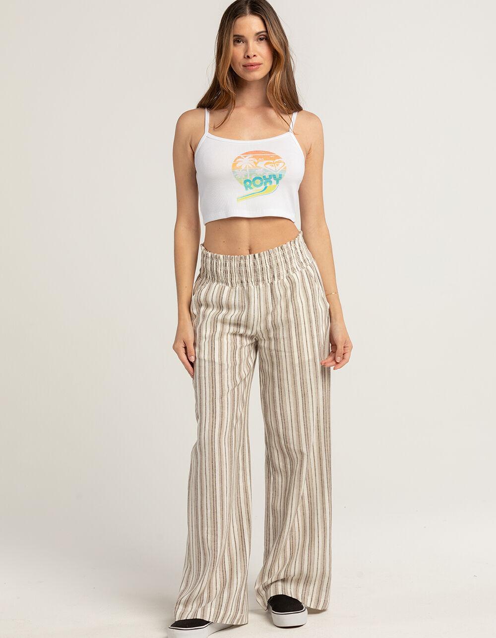 ROXY Back When Womens Tank Top - WHITE Product Image