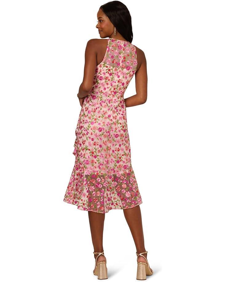 Floral Embroidery Short Dress Product Image