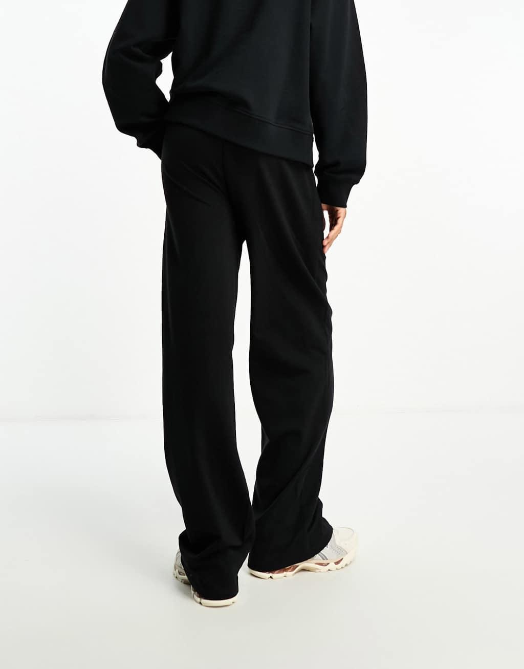 ASOS DESIGN Tall straight leg sweatpants in black Product Image