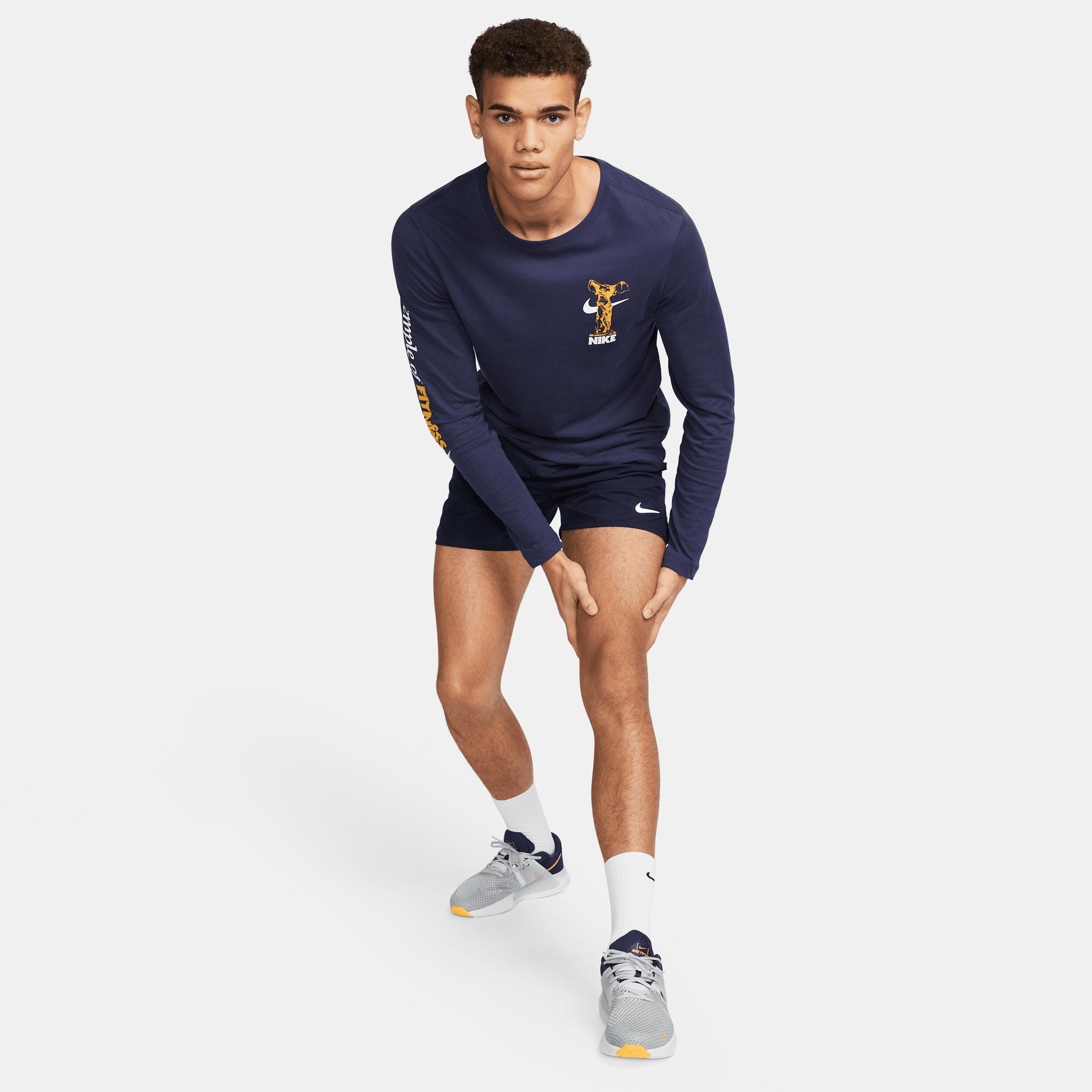 Nike Mens Dri-FIT Challenger 5 Brief-Lined Training Shorts in Black Product Image