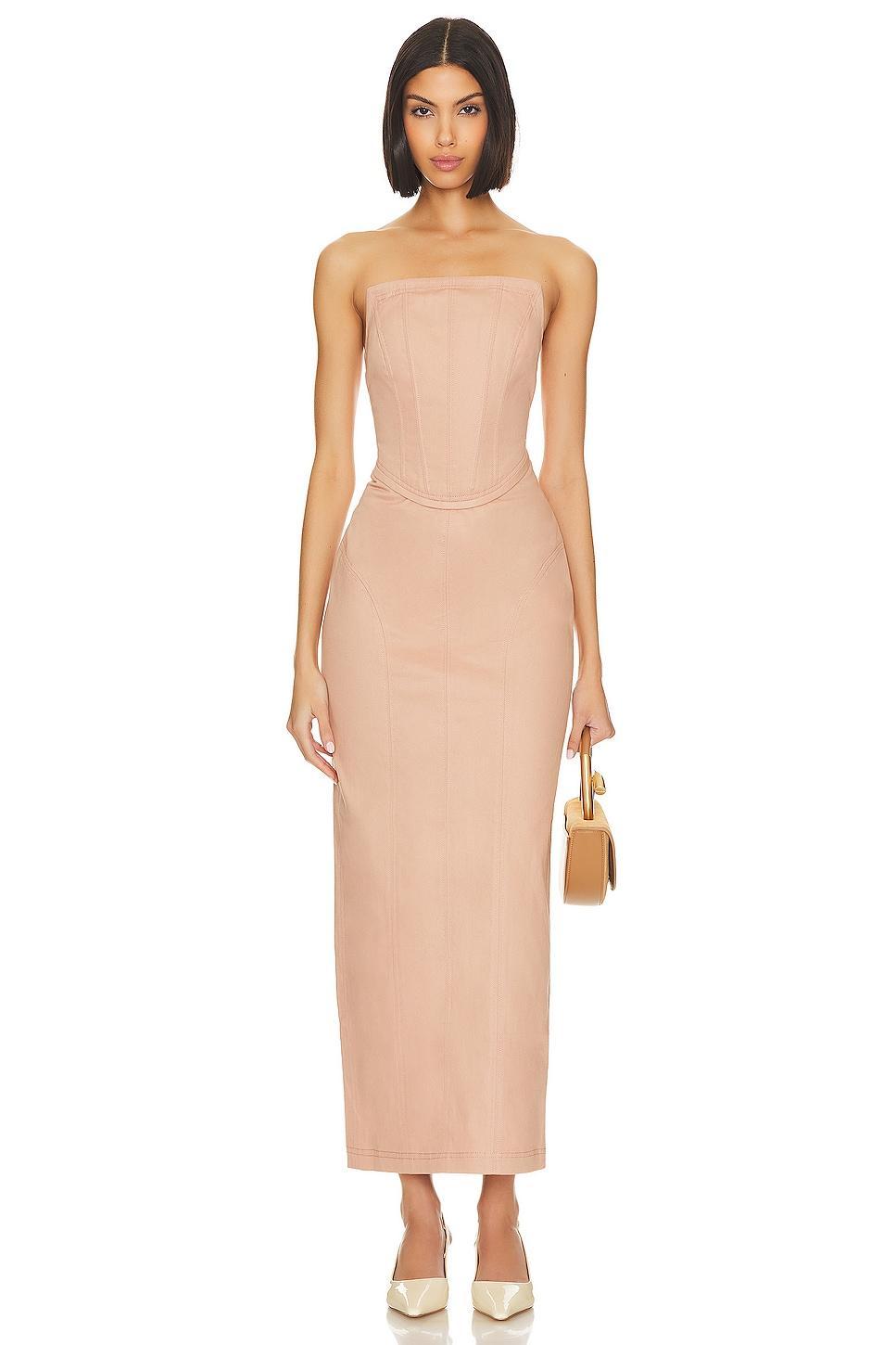 Livia Corset Maxi Dress LPA Product Image
