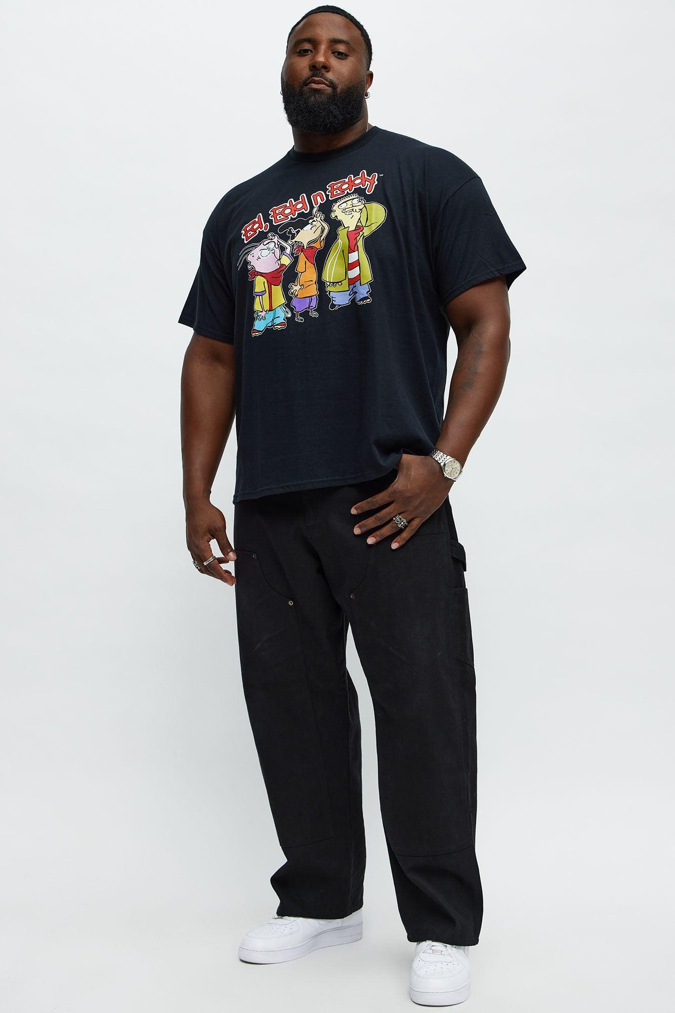 Ed Edd And Eddy LOSER Short Sleeve Tee - Black Product Image