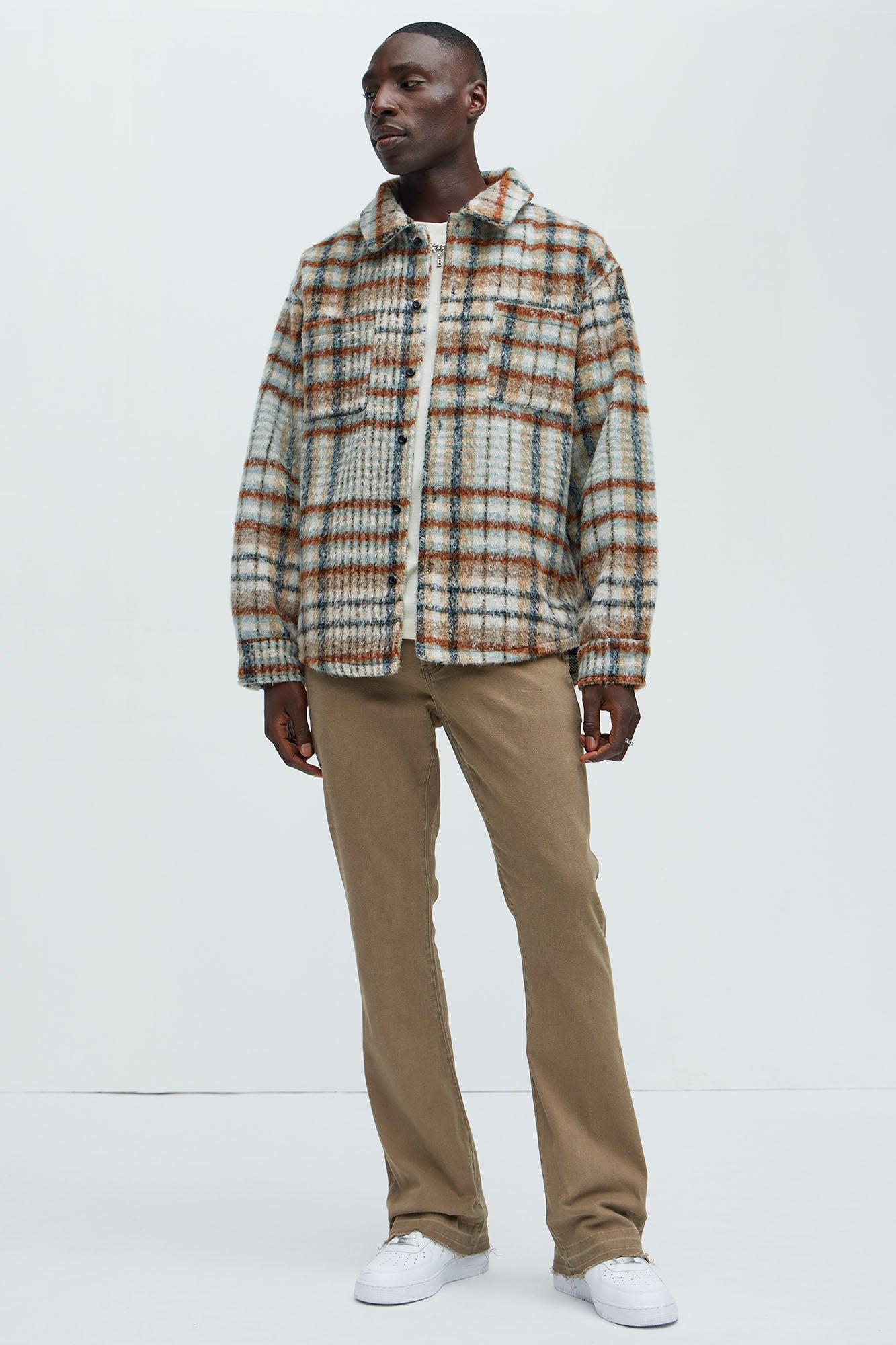 Cornell Slim Flare Jeans - Brown Product Image