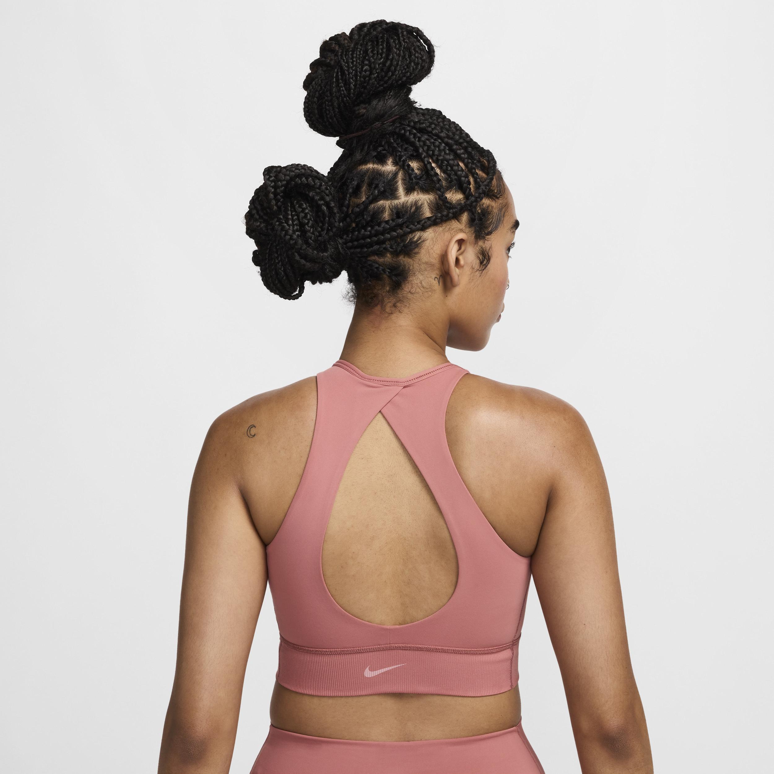 Nike Womens One Twist Light-Support Lightly Lined High-Neck Sports Bra Product Image