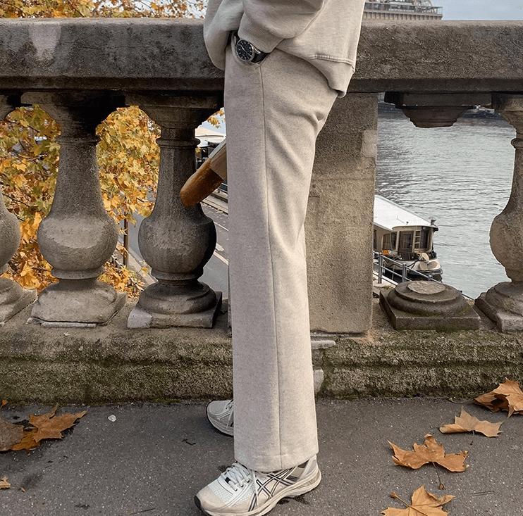 RT No. 1263 WIDE WOOLEN PANTS Product Image