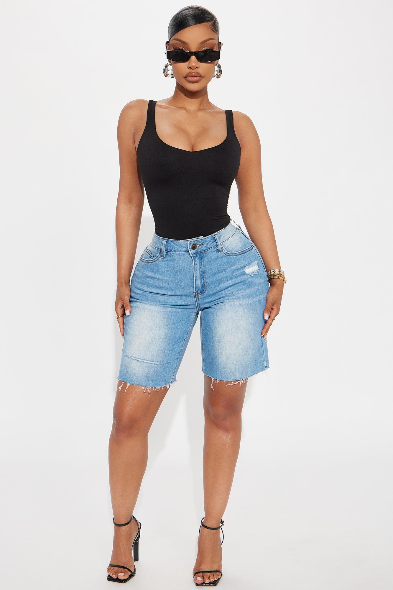 Quinn Double Lined Tank Top - Black Product Image