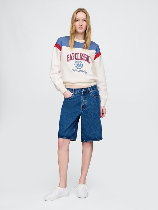 VintageSoft Gap Logo Tunic Sweatshirt Product Image