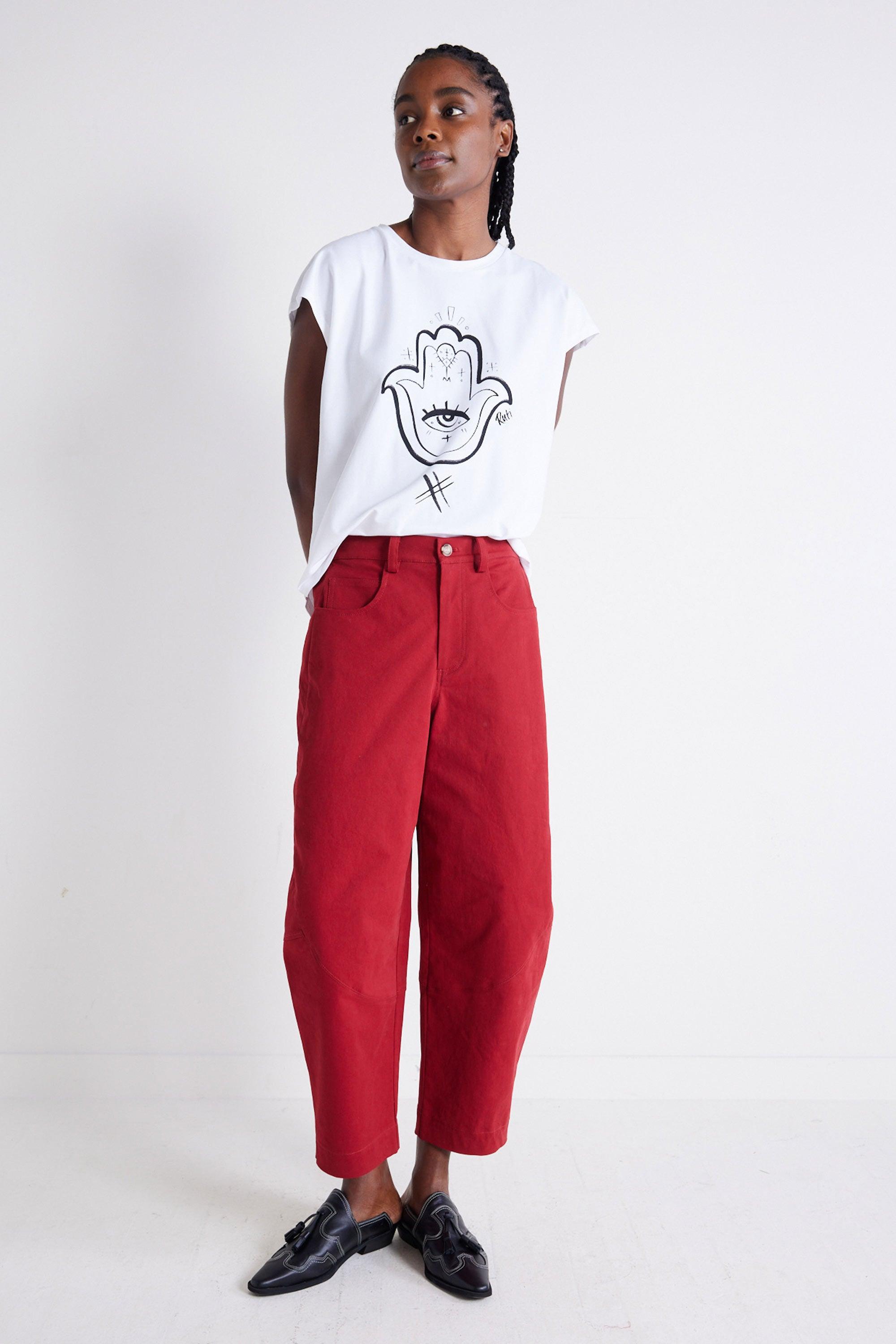 The Twill Wide-ish Pants Product Image