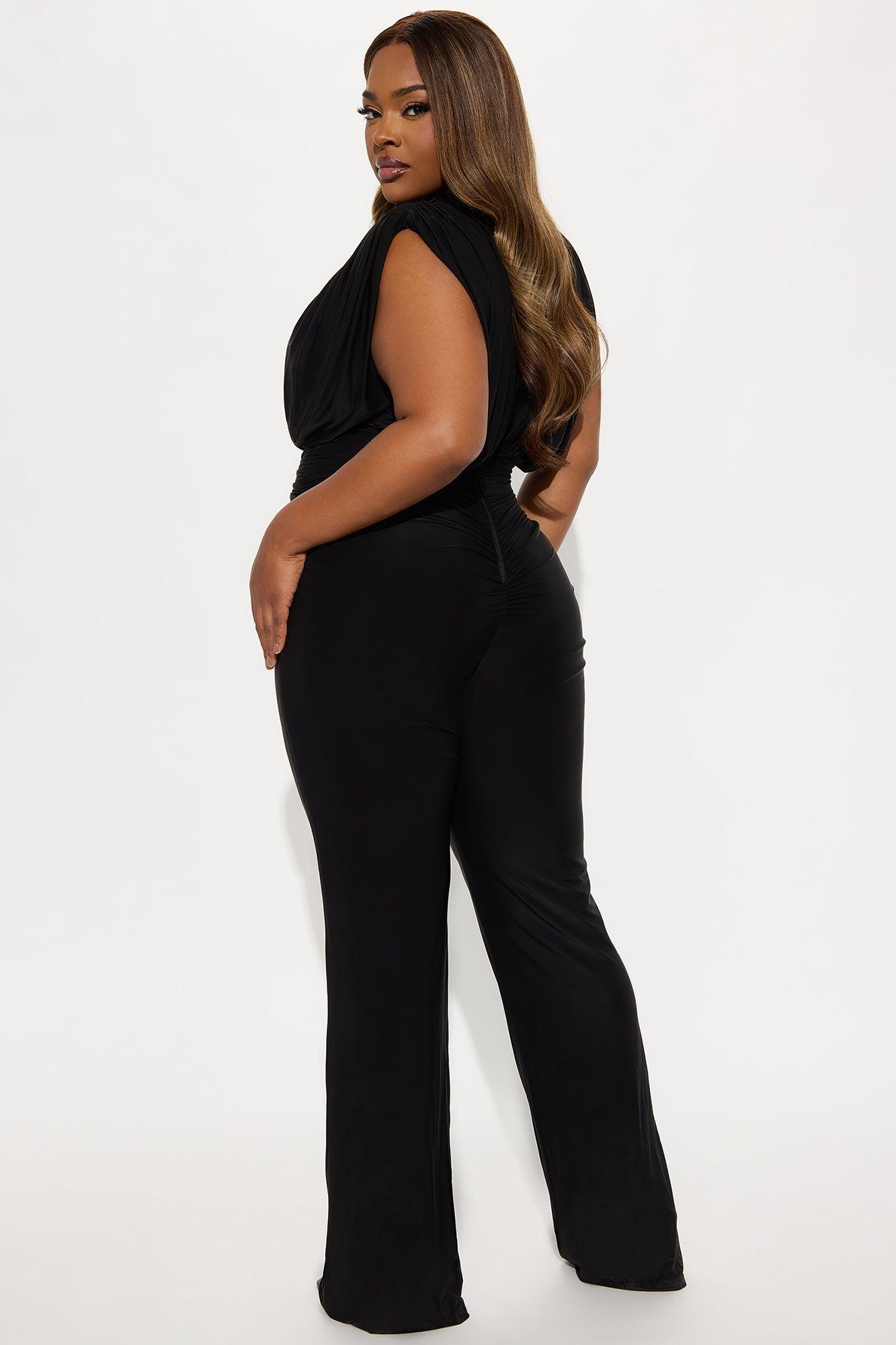Sleek Seduction Jumpsuit - Black Product Image