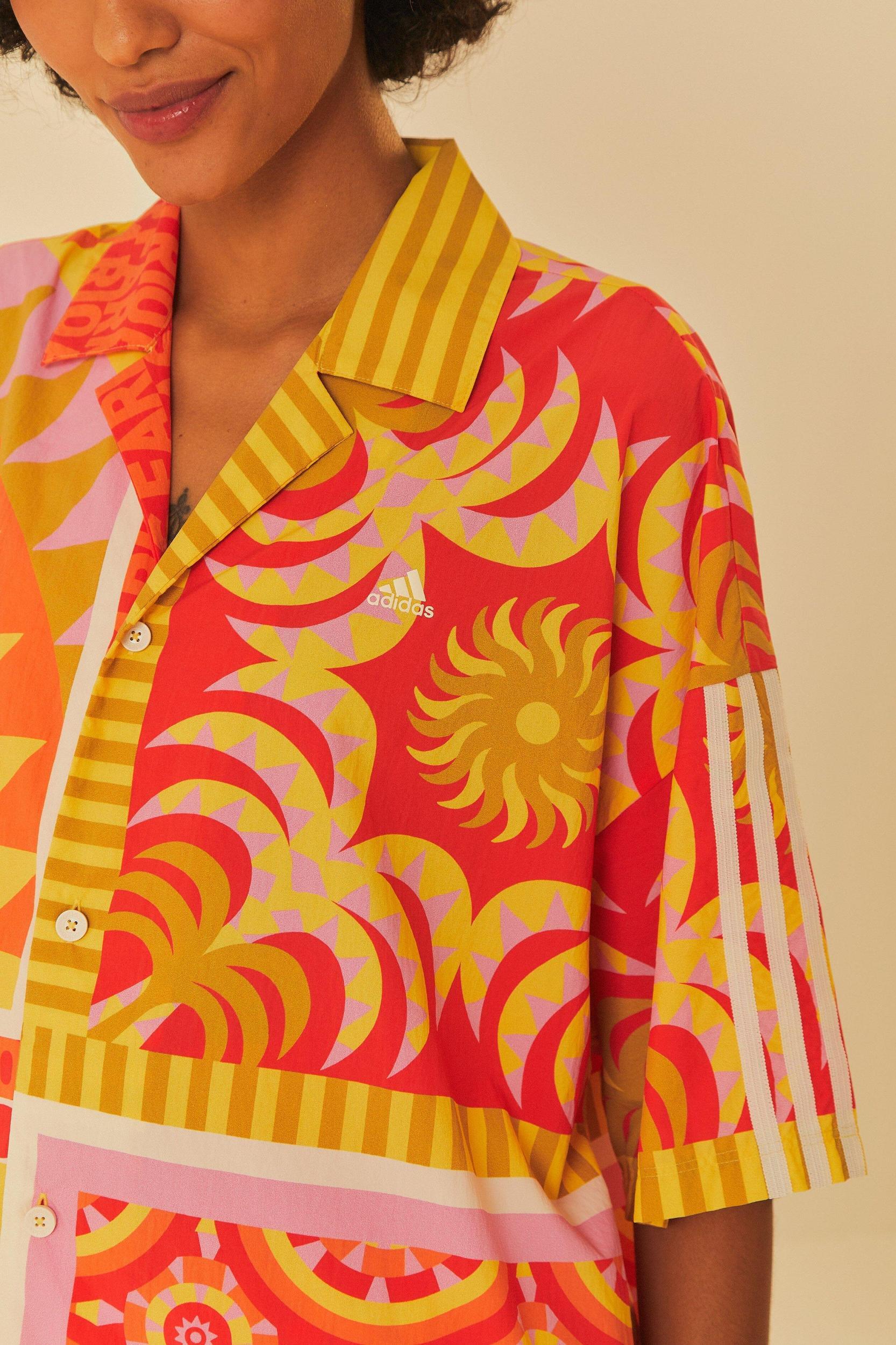 Adidas Farm Solar Kaleidoscope Pink Top, PINK / XXS Product Image