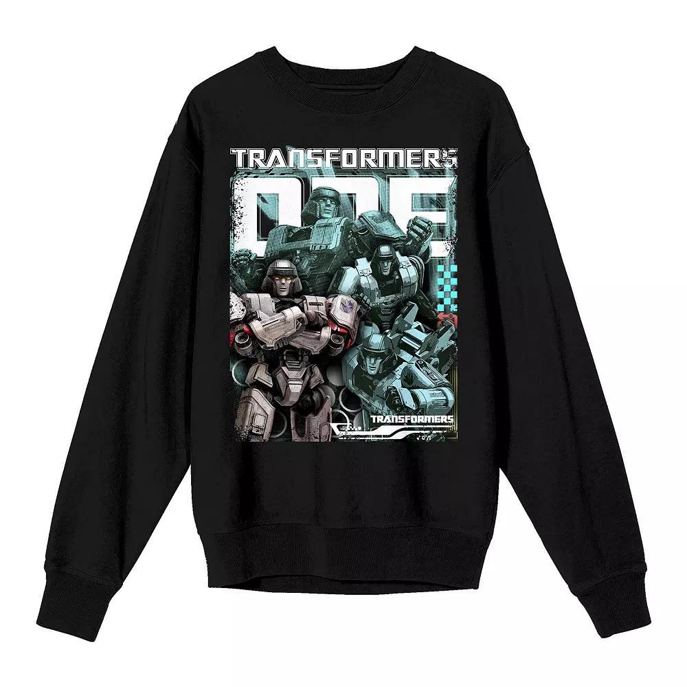 Men's Transformers One Megatron Long Sleeve Tee, Size: Large, Black Product Image