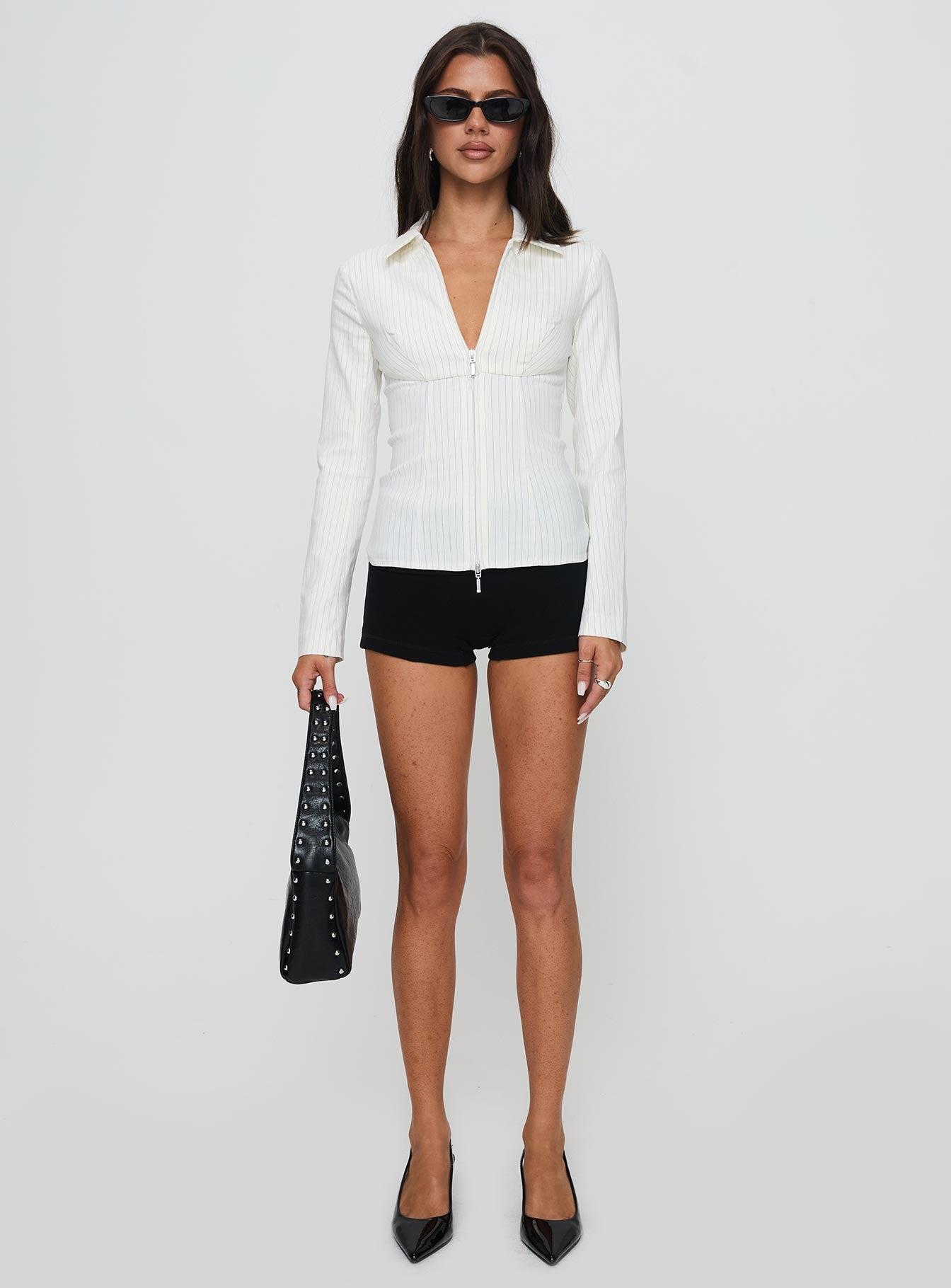 Bellar Long Sleeve Top Ivory Product Image