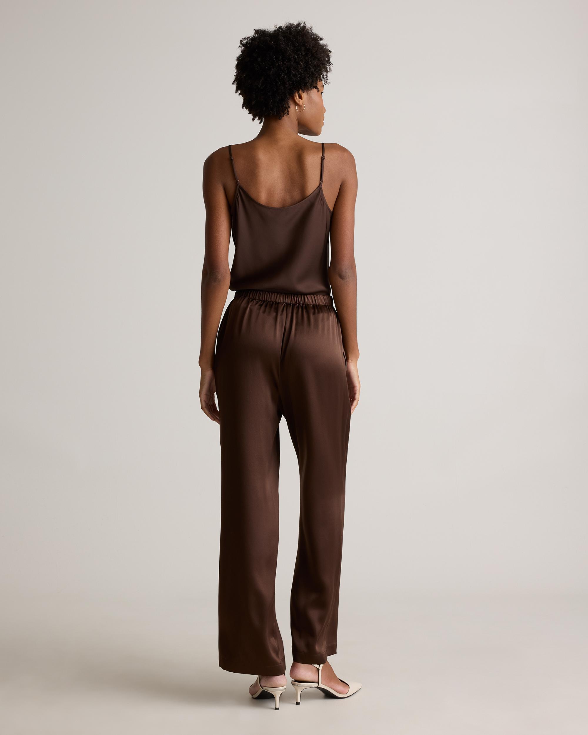 Quince | Women's Drawstring Wide Leg Pants Silk Product Image