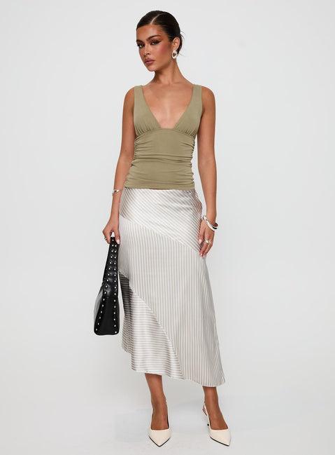 Sublime Ruched Top Green Product Image