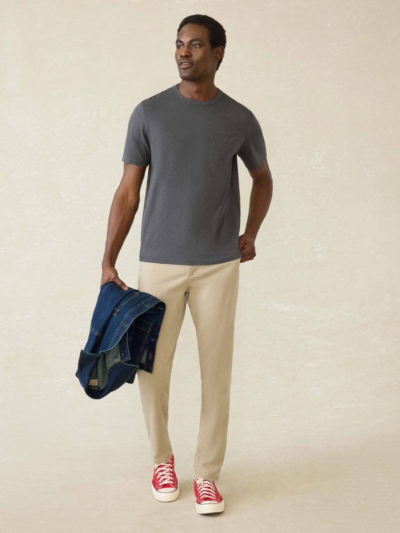 Sunwashed Pocket Tee - Graphite Male Product Image