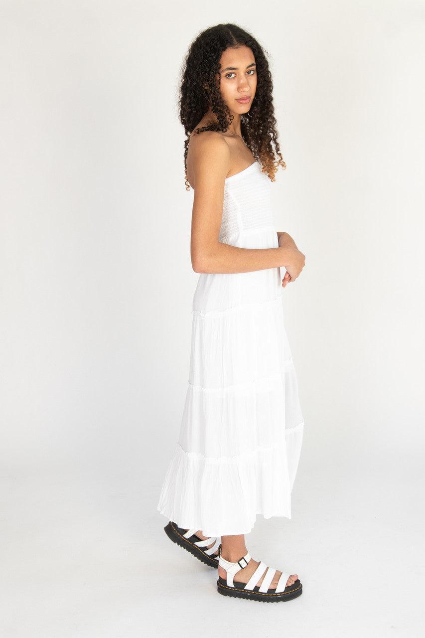 Tube Top Smocked Maxi Dress Product Image