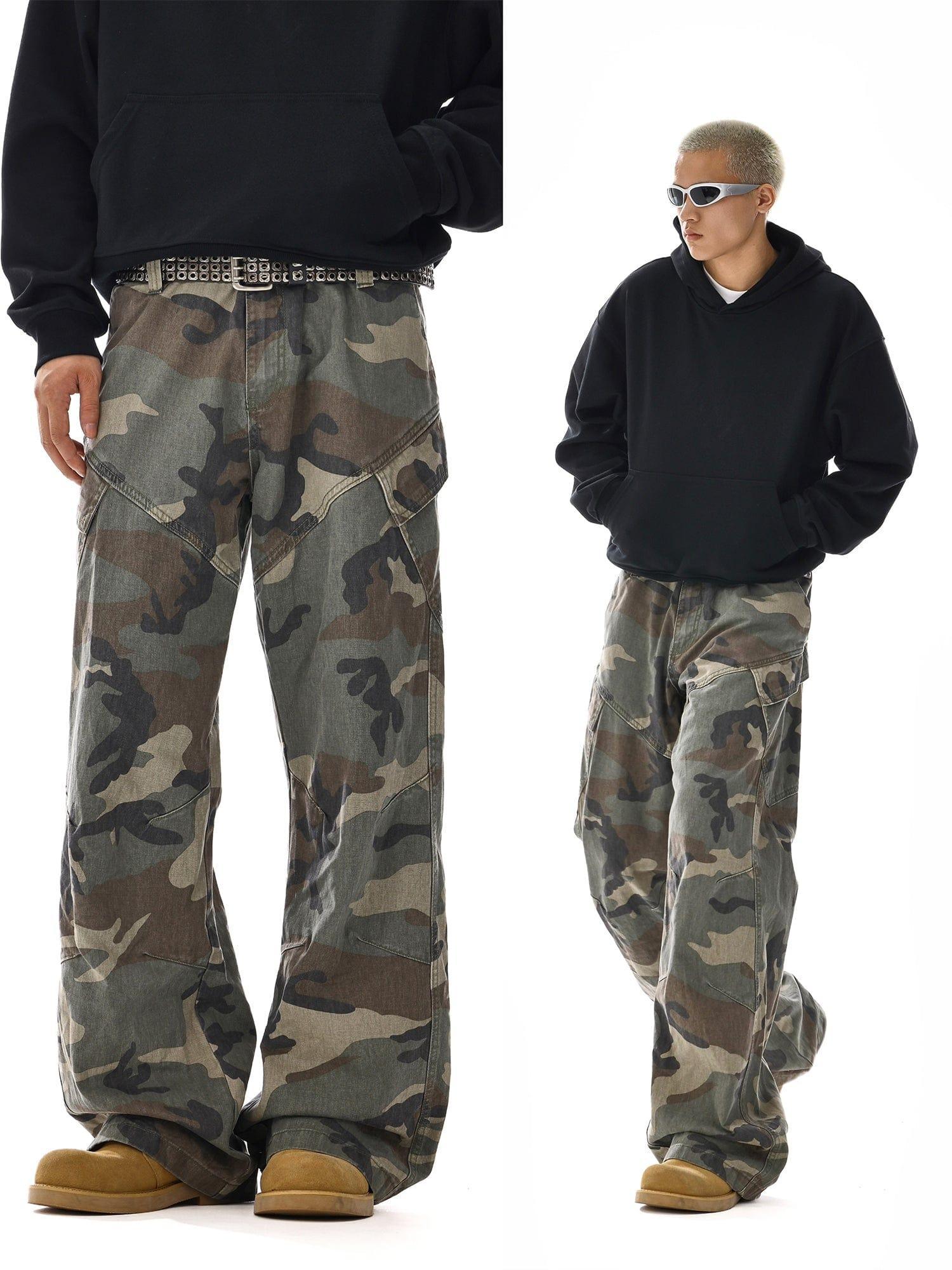 RT No. 12536 MILITARY CAMO CARGO PANTS Product Image