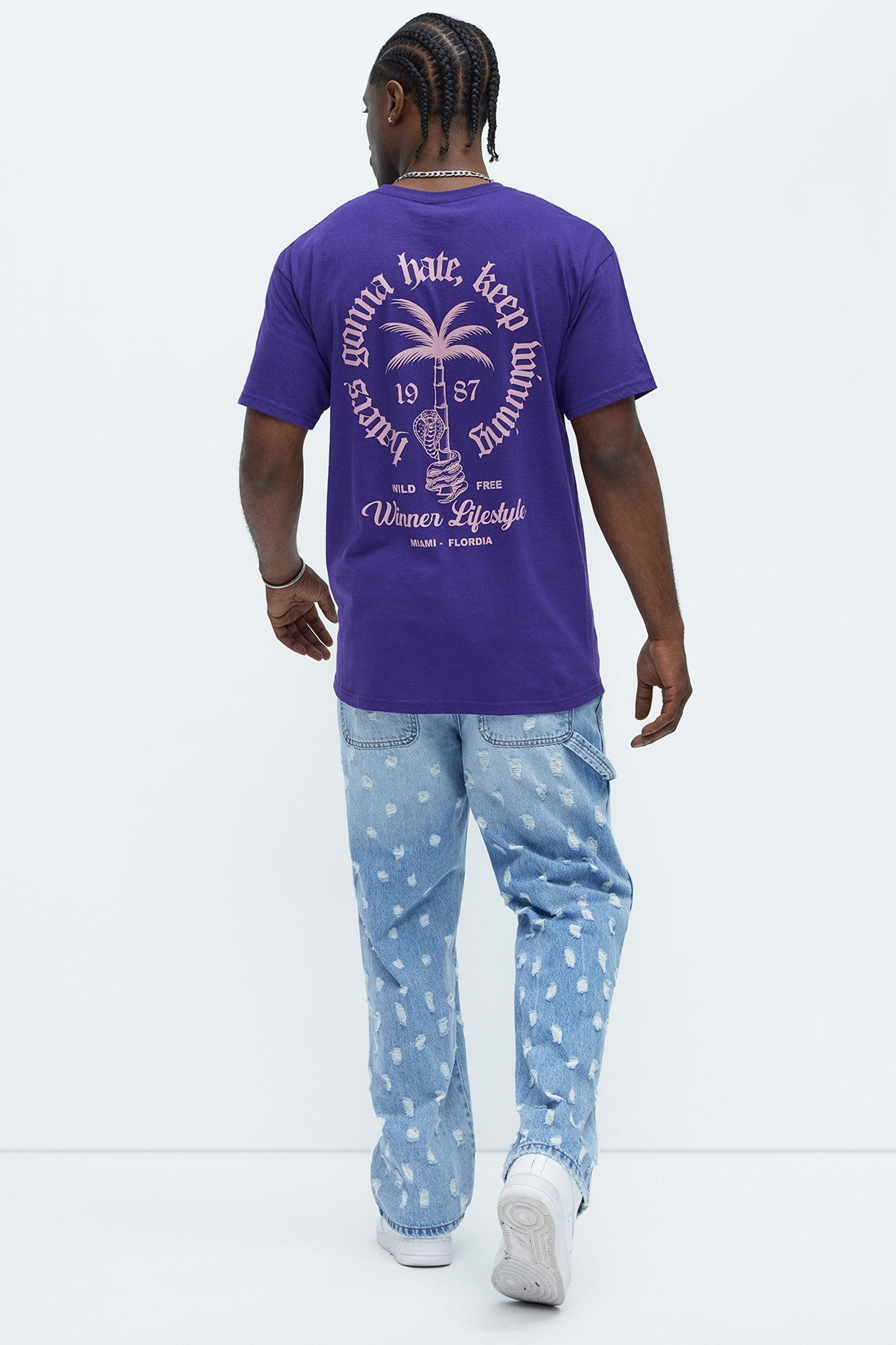 Winners Lifestyle Short Sleeve Tee - Purple Product Image