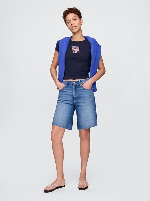 Cropped Graphic T-Shirt Product Image