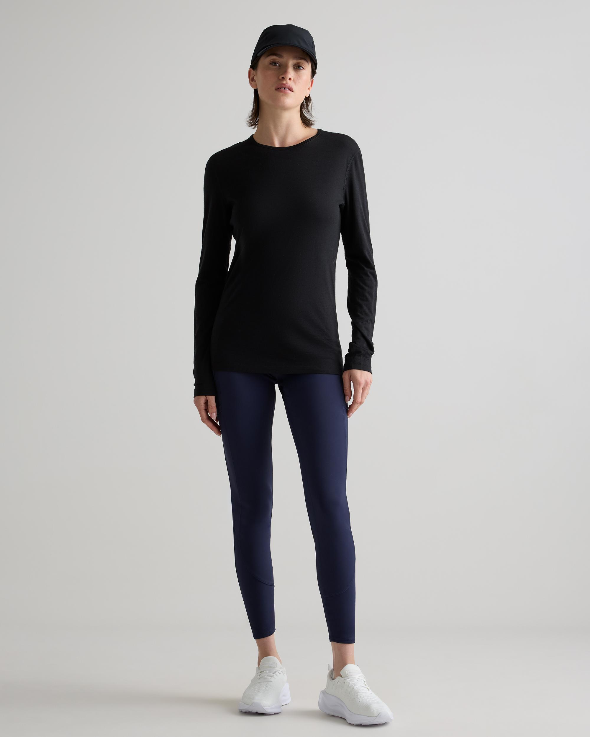 Quince | Women's 100% Merino Wool All-Season Long Sleeve Base Layer Size XL, Merino/Cotton Product Image