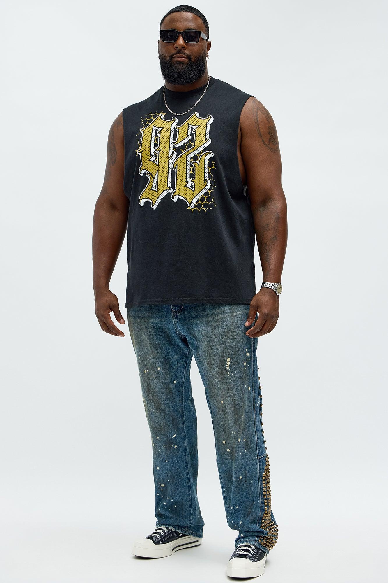 Ninety Two Muscle Tee - Black Male Product Image