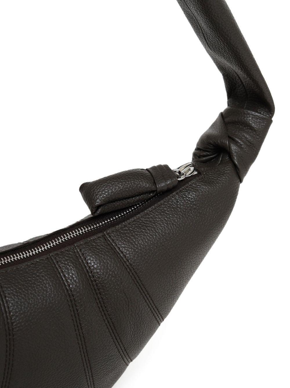 Croissant leather shoulder bag Product Image