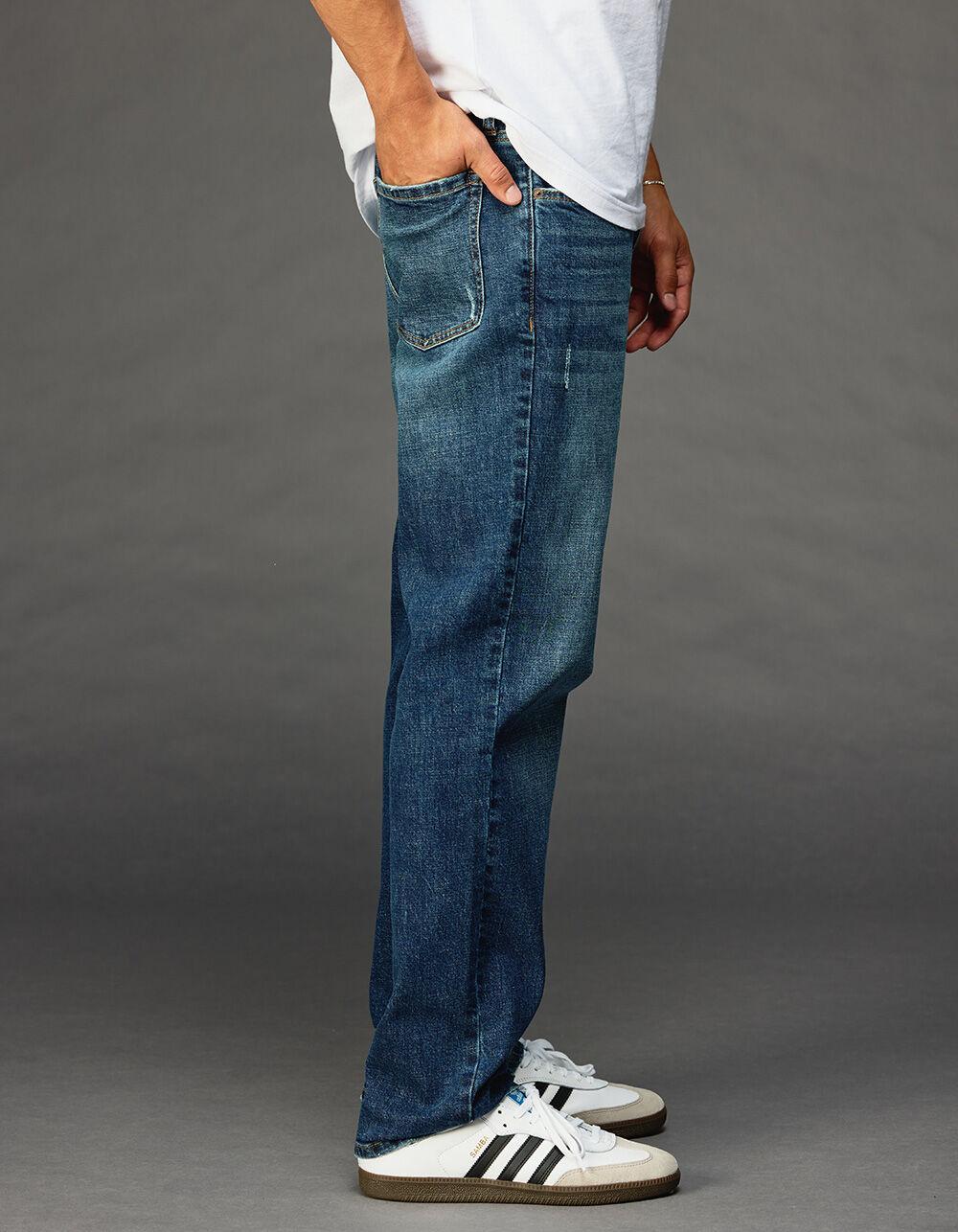 RSQ Mens Slim Straight Jeans - LIGHT WASH Product Image