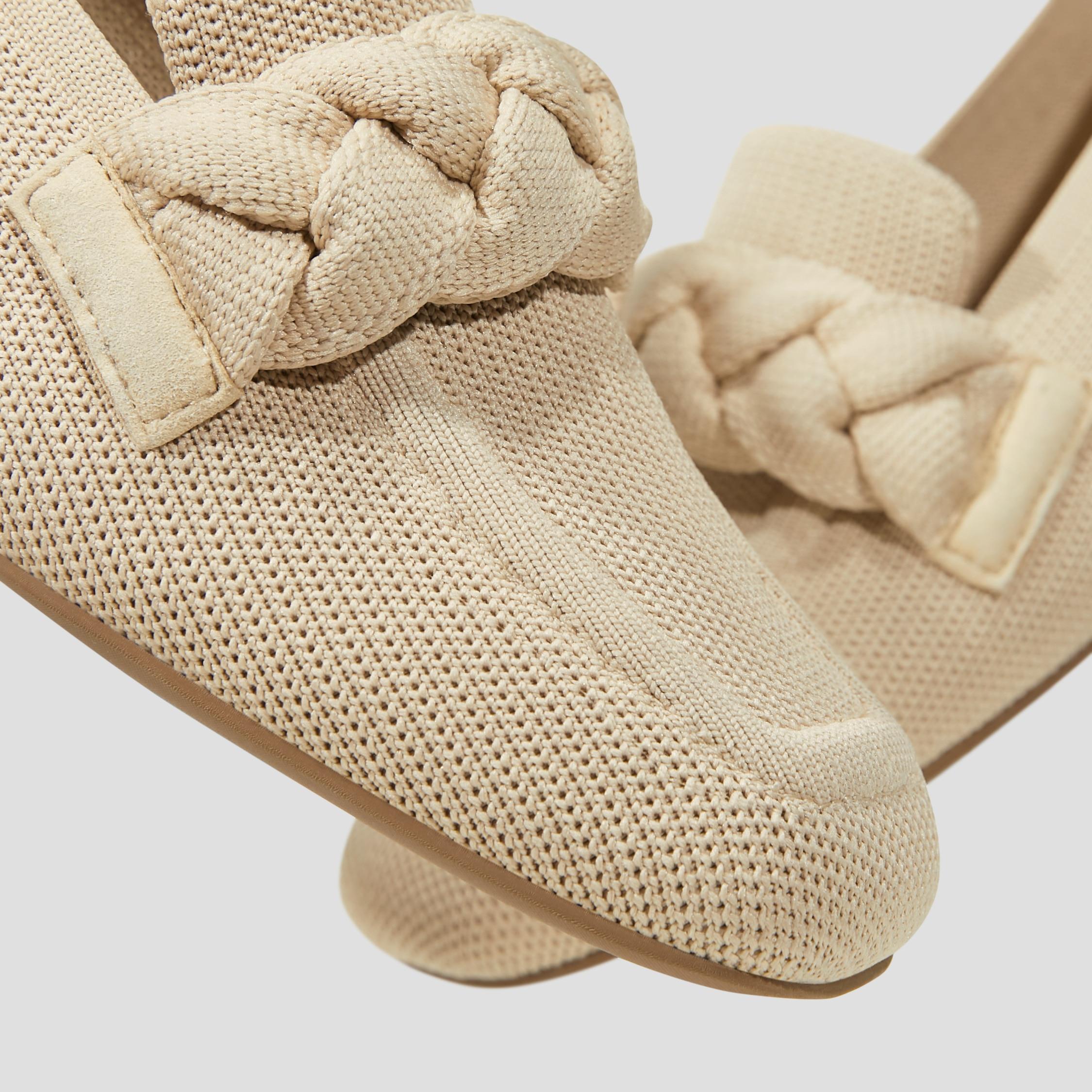Square-Toe Knot Loafers (Caitlin 2.0) Product Image