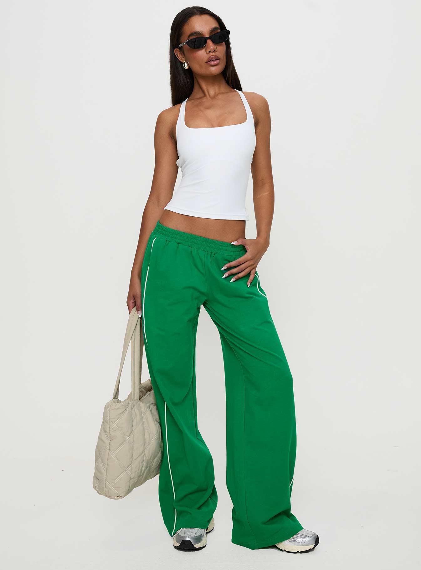 Field Day Track Pants Green Product Image