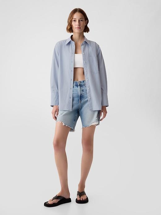 Organic Cotton Poplin Big Shirt Product Image