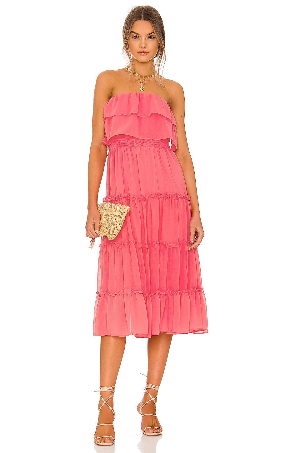 Strapless Midi Dress 1. STATE Product Image